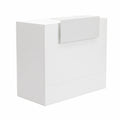 Mostrador de Recepción Versátil Blanco para Oficina y Negocio, 1200mm