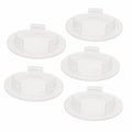 Cabilock 5 Juegos de Sombrillas y Soportes Transparentes para Parasol de Exterior