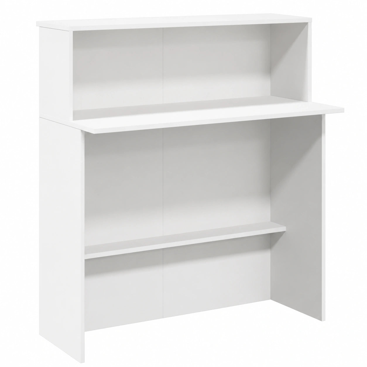 Mostrador de Recepción Blanco de Madera 100x50x103,5 cm