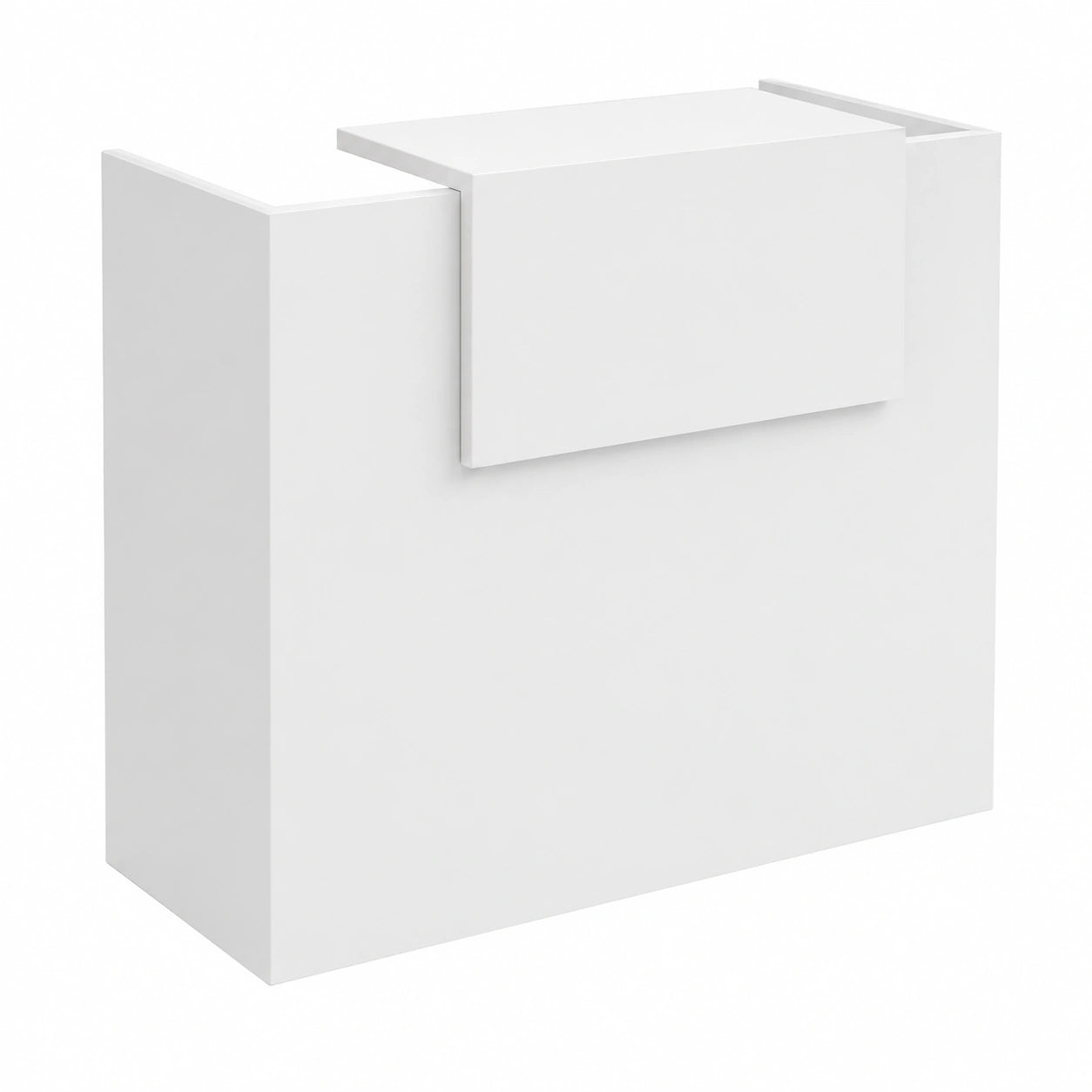 Mostrador de Oficina y Recepción OFILIKE, Montaje Sencillo, Blanco, 80cm