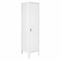 Armario Vestidor Industrial Blanco con 1 Puerta de Metal