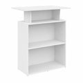 Mostrador de Recepción de Madera Blanca 100x40x104 cm vidaXL