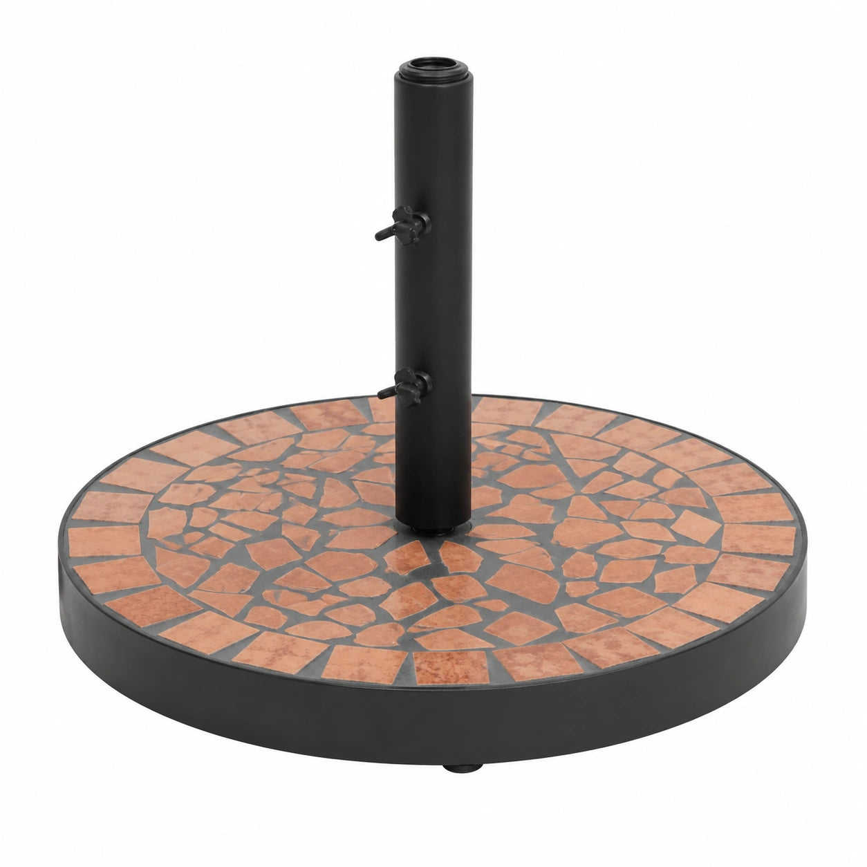 Base para Sombrilla Redonda de 12 kg Color Terracota