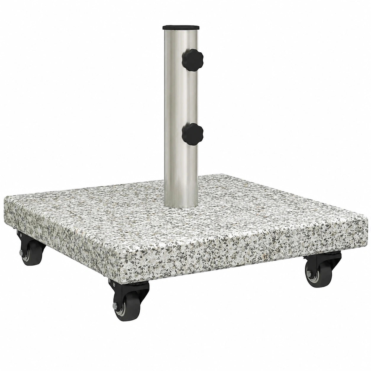 Base de Sombrilla con Ruedas de Granito 30 kg para Exteriores
