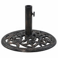 Soporte de Sombrilla Hierro Fundido 12 kg Bronce para Terraza