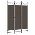 Divisor de Espacio Plegable de 3 Paneles Antracita para Dormitorio 120x180 cm