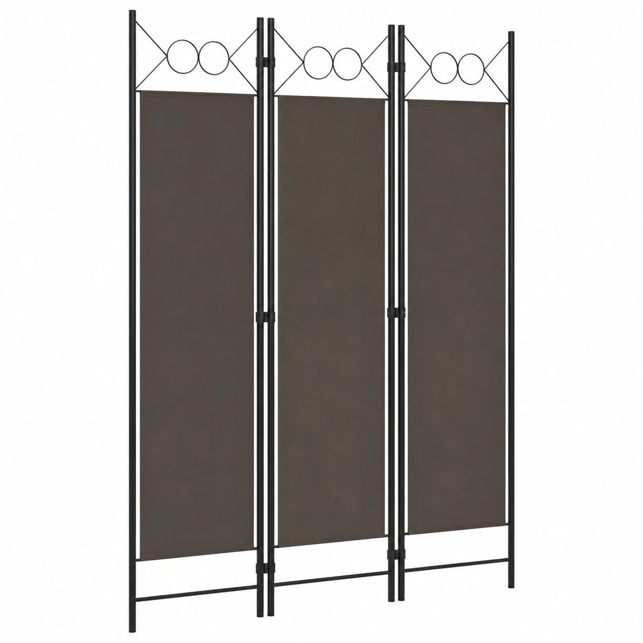Divisor de Espacio Plegable de 3 Paneles Antracita para Dormitorio 120x180 cm
