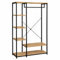 Armario de Ropa Industrial con Estanterías, 90 cm, Diseño Detroit