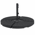 Base para sombrilla con asas, 20 kg, soporte para terraza